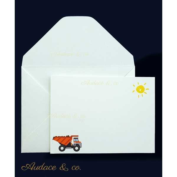 

9 pcs/set kartu "Builder" &amplop ucapan ulang tahun anak kartu kosong