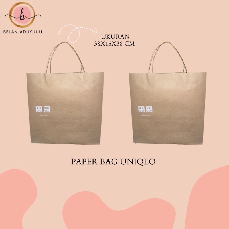 

UNIQLO Paper Bag ( Ready Stock Jakarta )