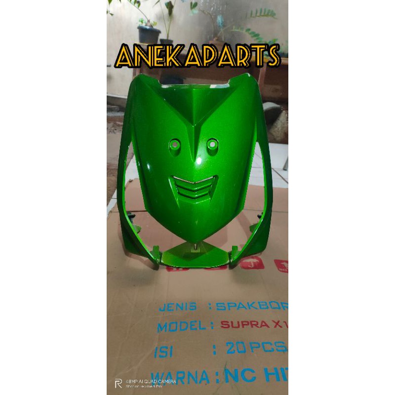 Tameng dasi depan beat karbu hijau