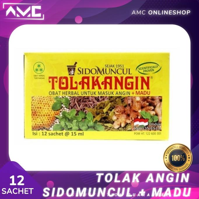 

TERLARIS Tolak Angin plus Madu Sidomuncul Obat Herbal Masuk Angin /OBAT HERBAL ASAM URAT/OBAT HERBAL PELANGSING/OBAT HERBAL KOLESTEROL/OBAT HERBAL DIABETES