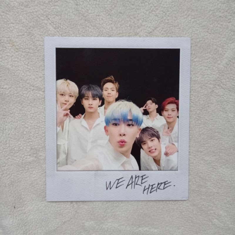 MONSTA X - Group We Are Here Album Polaroid PC