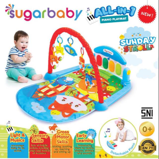PLAYMAT BABY / PLAYGYM / PIANO PLAYMAT ALL IN 1