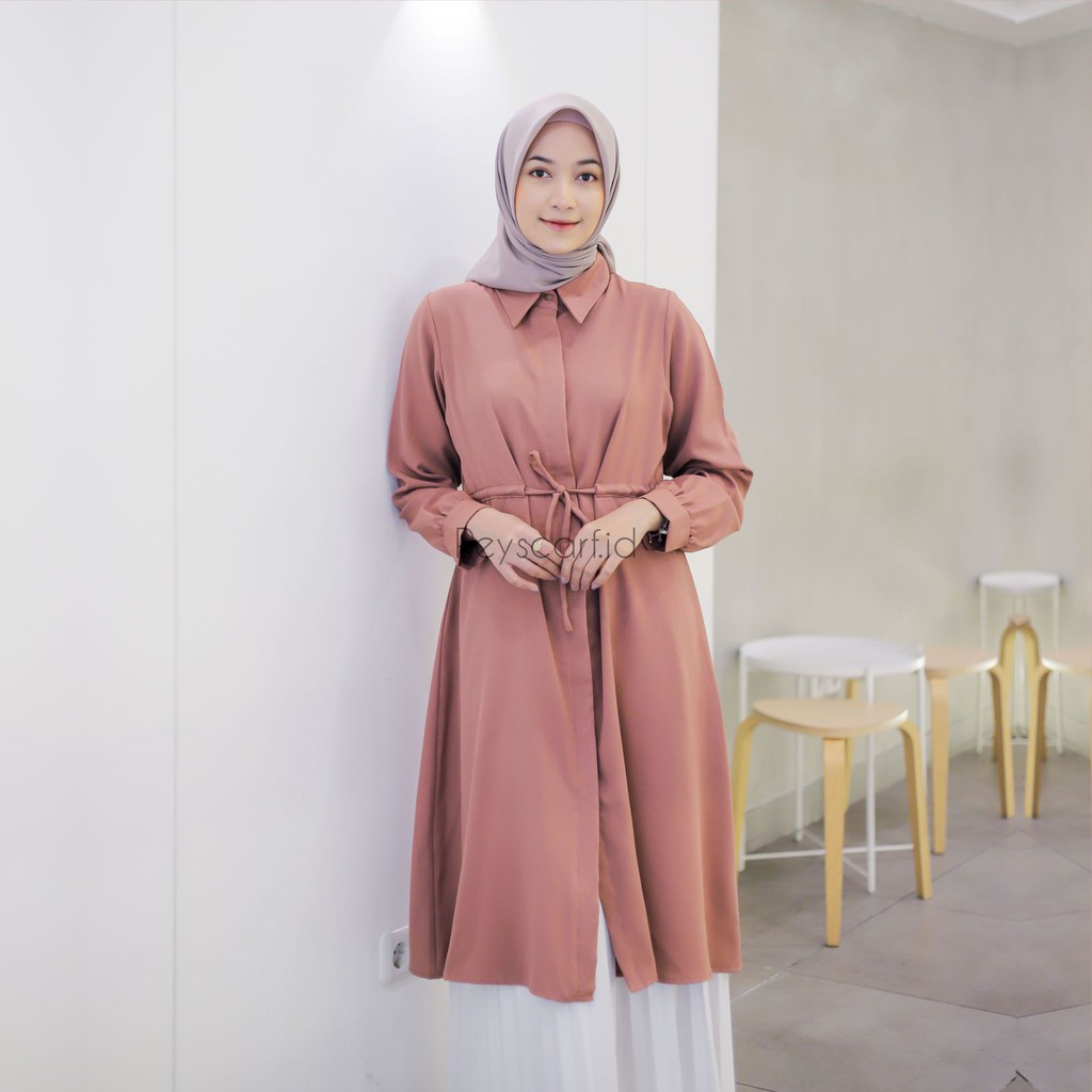 Tunik Daisha By Reyscarf  Tunik Dewasa Luxury Bahan Lady Zara Premium Terbaik Nyaman Dipakai I  Bisa COD