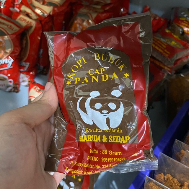 

Kopi Bubuk Bangka Cap Panda - Bahan Masakan Bangka - Khas Bangka - Makanan Bangka
