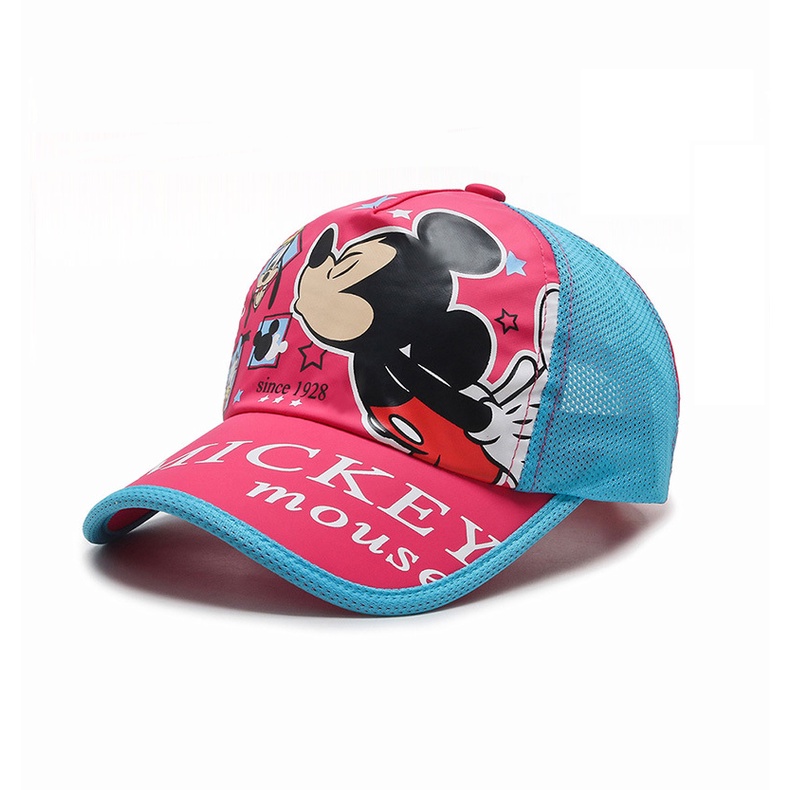 Topi Anak Baseball / Besbol Karakter Mickey Mouse Unisex Import 3-8 Tahun - Topi 14