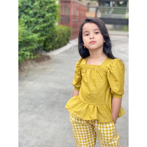 2-4TH ATASAN ANAK PEREMPUAN LAURA BLOUSE ANAK PEREMPUAN (ALL SIZE)