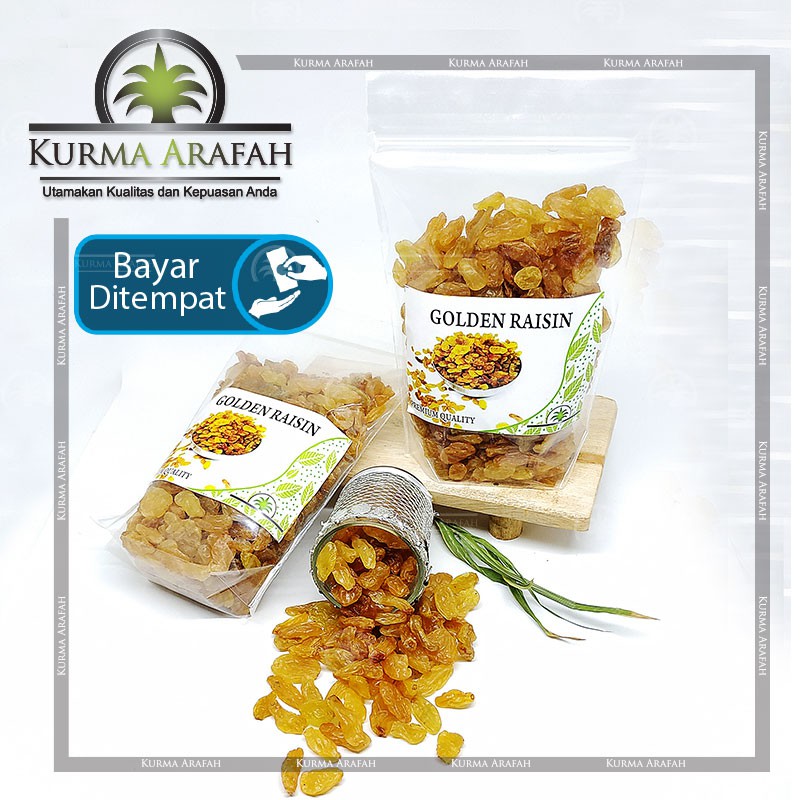 Kismis Anggur Asem Manis / Dried Fruit Camilan Import sehat Oleh Oleh Haji