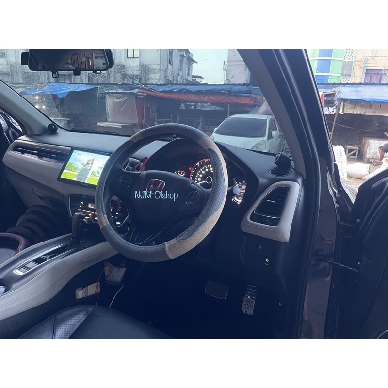 Sarung stir mobil Xpander Cross - Pajero - Outlander - Avanza - Veloz - Xenia - Cover stir mobil Mobilio - Ertiga asli MBTech Universal