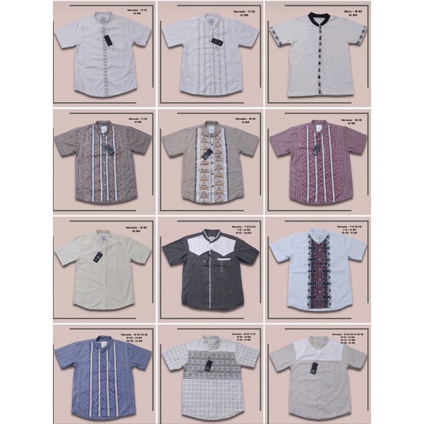 Baju Koko anak Nevada junior