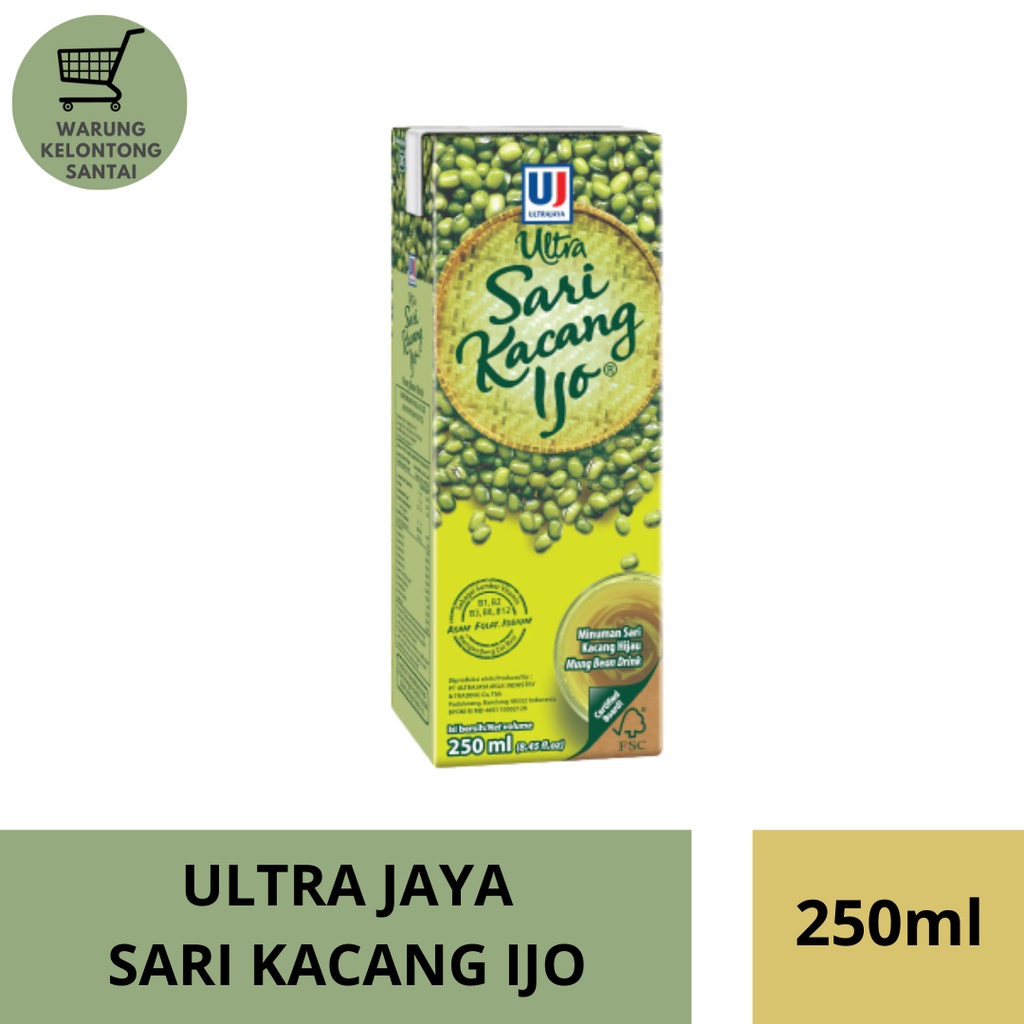 

Ultra Jaya SARI KACANG IJO 250ml | SARI KACANG HIJAU 250 ml