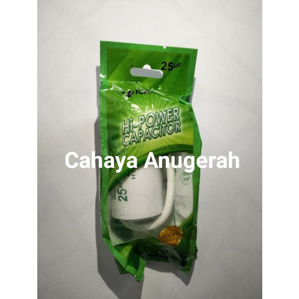 Kapasitor Icar Bulat Ecofill 8uf 10uf 12,5uf 14uf 16uf 20uf 25uf 30uf