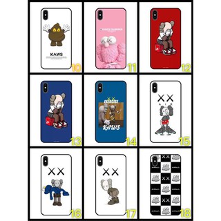 Case Bahan Kaca Motif Kaws Sesame Street Untuk Oppo Reno 2