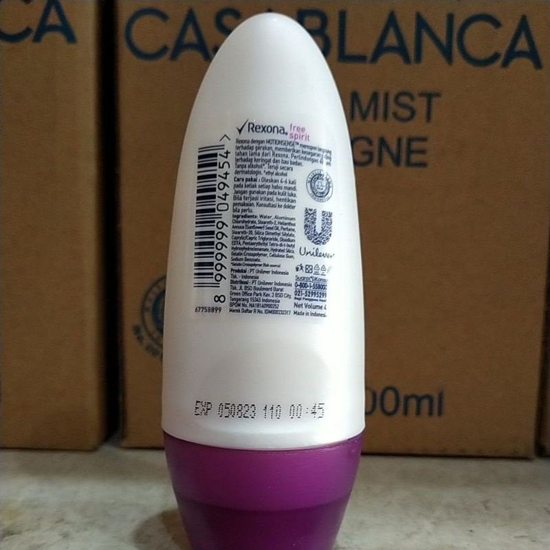 rexona roll on pria dan wanita 45ml.