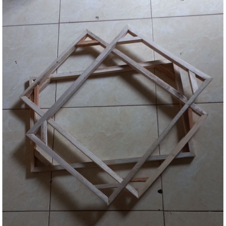 

spanram+siku / rangka untuk kanvas/lukisan/ poto/poster ukuran40x60