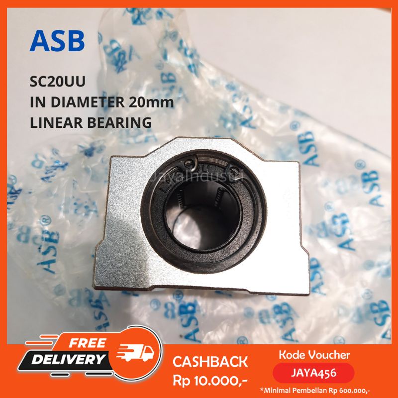 SC20UU / SC 20 UU BEARING LINEAR ASB BEARING SLIDER SC20UU BEARING SLEEDER SC20UU ASB