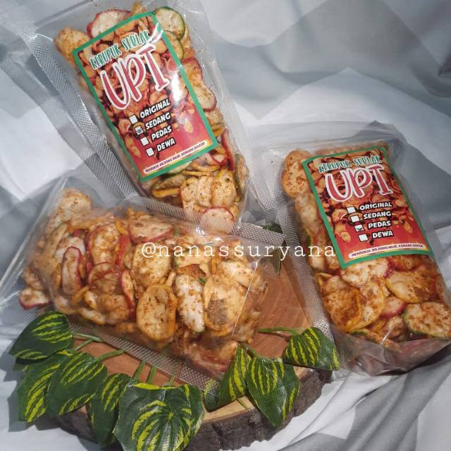 Jual Kerupuk Seblak Upi 130 Gram Seblak Bantet Seblak Pedas Cikur