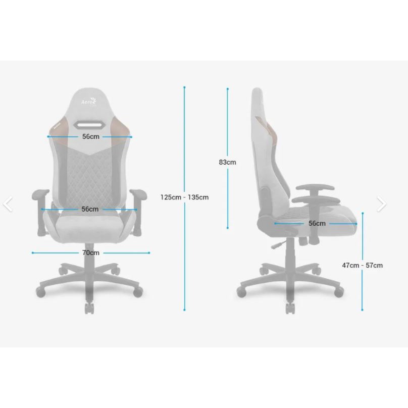 AeroCool DUKE AeroSuede Gaming Chair | Kursi Gaming | Kursi Kantor