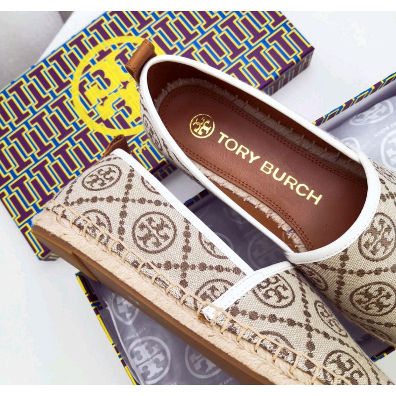 Tory Burch Color Matching Simple And Comfortable Esparadrille One - Pedal Fisherman Shoes STB20-111