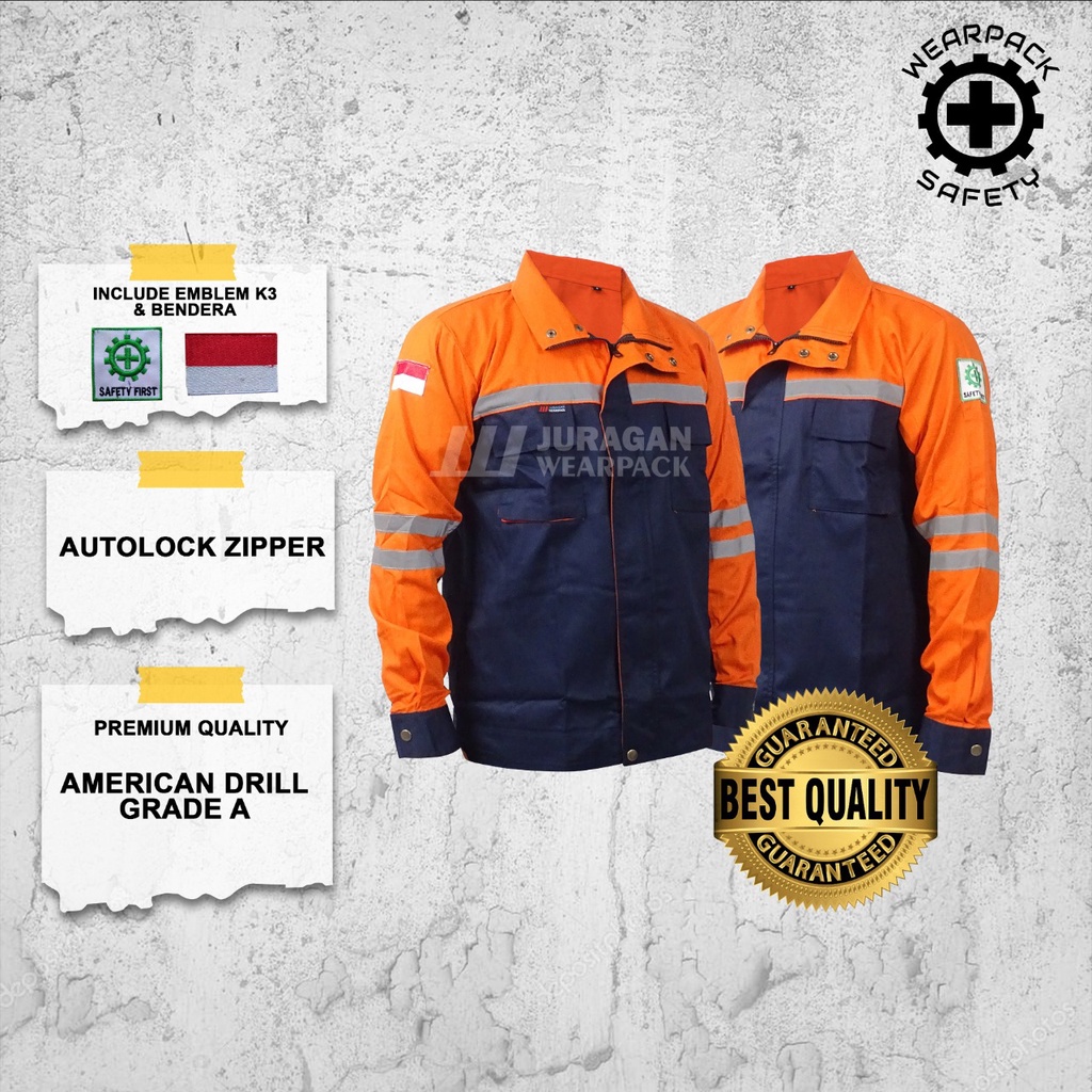 Wearpack Atasan Lengan Panjang / Baju Safety K3