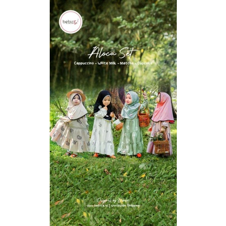 Aloca set oiginal Bebica (GAMIS BAYI DAN ANAK)