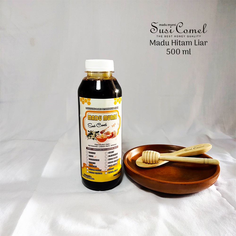 

[COD] Madu Hitam Liar 500 ml MURNI ASLI - MADU SUSI COMEL