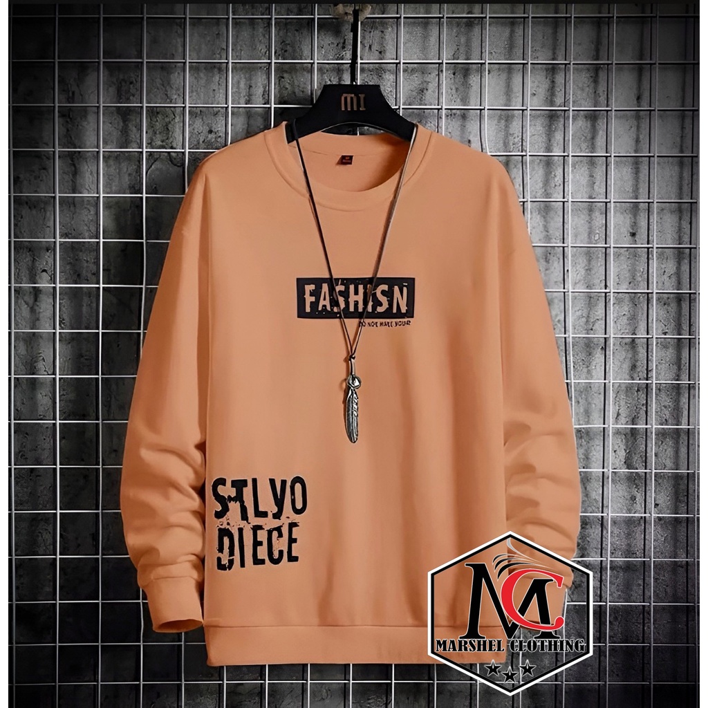 RCL - CREWNECK PRIA / STYLO DIECE / COD / MURAH / BAJU LENGAN PANJANG PRIA / BAJU DISTRO