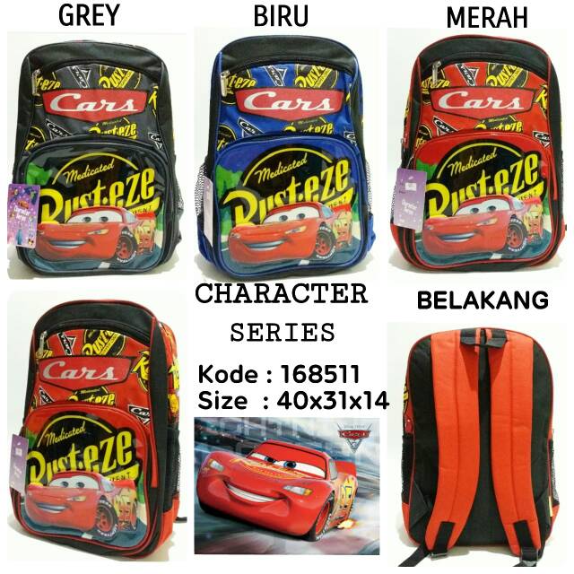 Tas sekolah ransel backpack anak laki laki karakter CS168511 baru