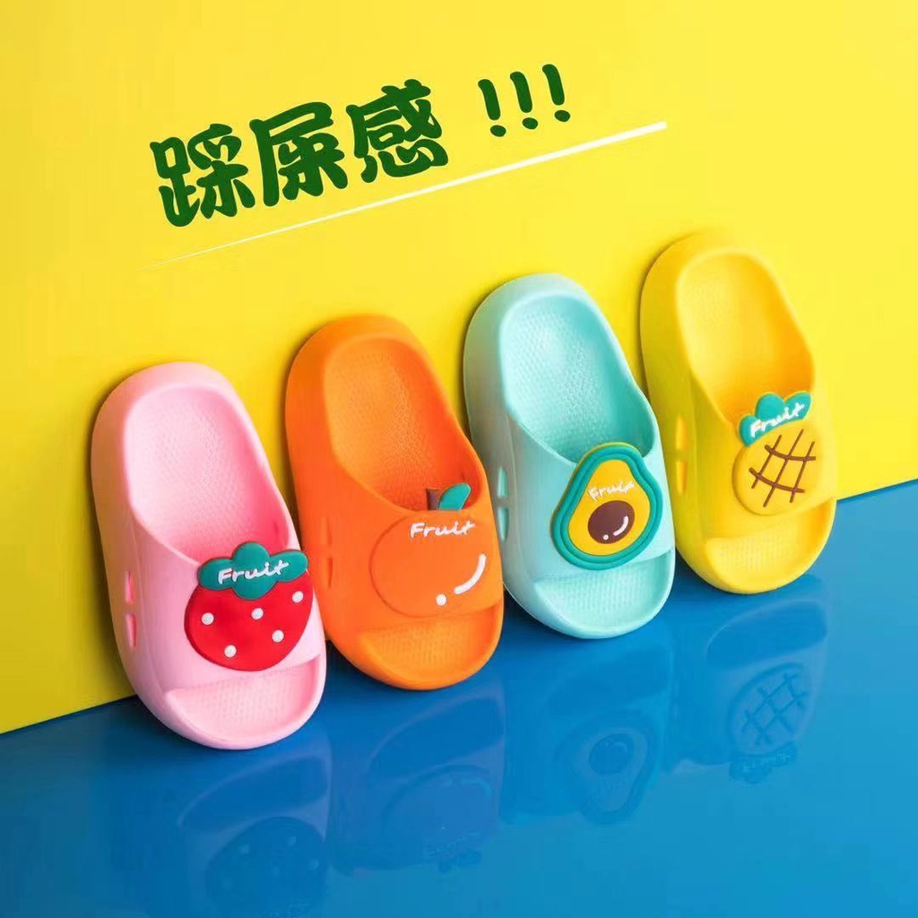 HappyOliver NEWW BABY FRUIT 388 Sandal Anak Perempuan Bahan Karet Model Lucu 1-6 Tahun