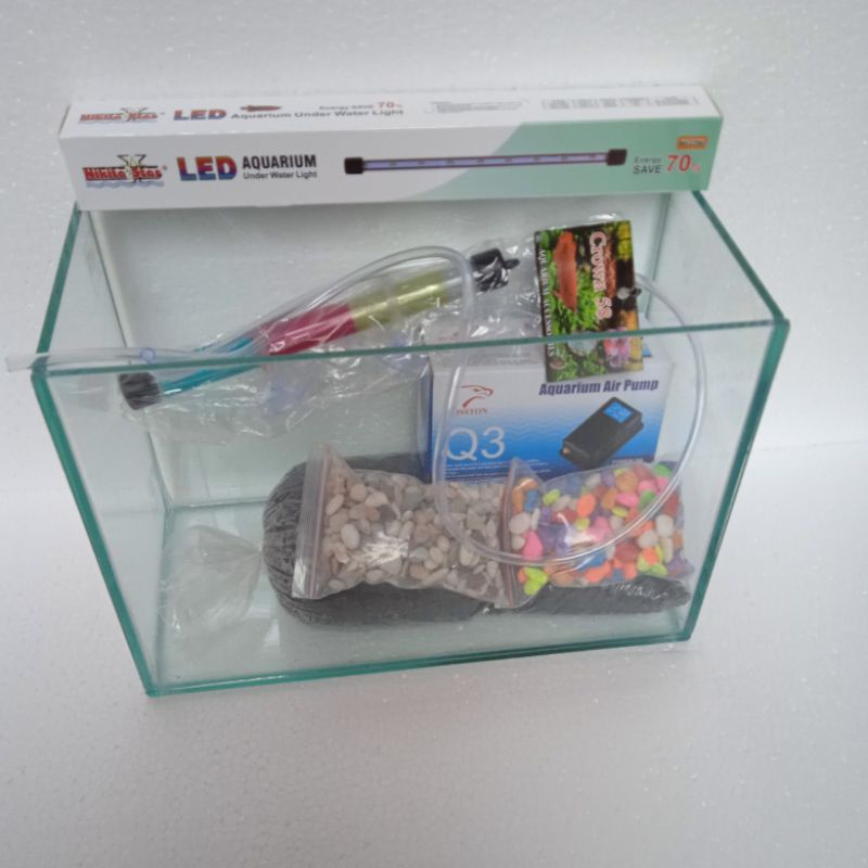 aquarium 30x15x20 paket