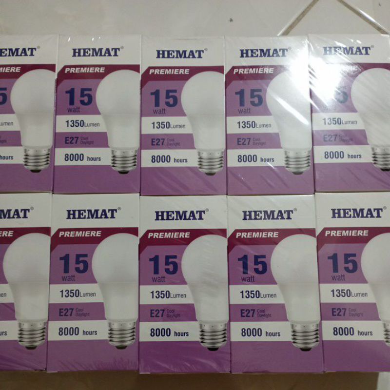 lampu led hemat 15 watt premiere