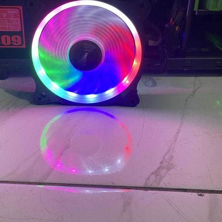 ◘ Power Up Loop Fan Casing 12Cm Single Ring LED ✿