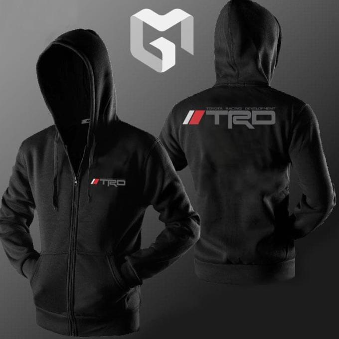Jaket Hoodie Sweater Trd Toyota Racing Development Sweatshirt Zipper