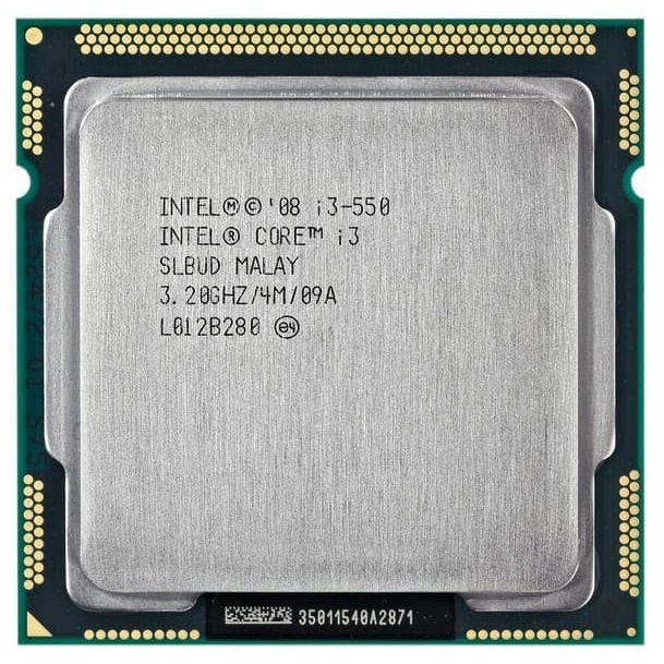 PROCESSOR INTEL CORE I3 550 TRAY 3.20GHz TANPA FAN SOCKET 1156