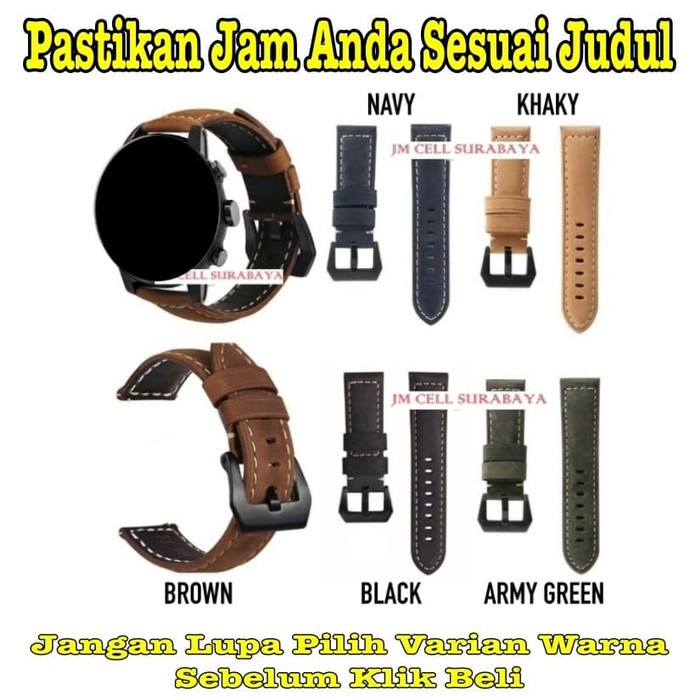 Tali Jam Strap HUawei Watch GT 2 Pro / GT2 Pro - Crazy Horse Leather