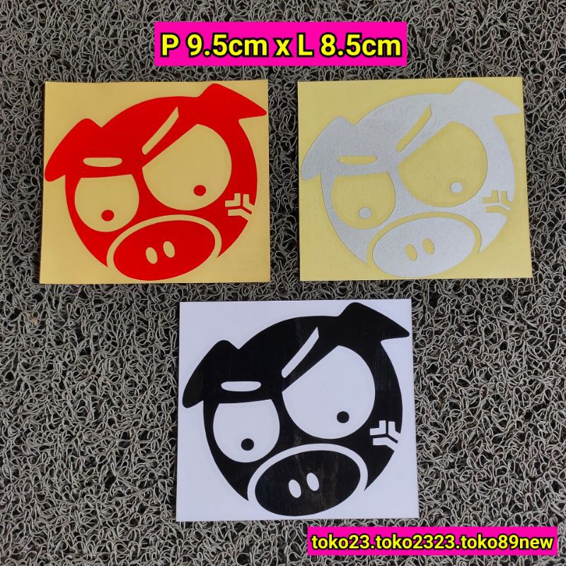 

stiker cutting lucu stiker babi angry bird