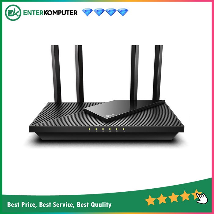 TP - Link AX3000 Dual Band Gigabit Wi-Fi 6 Router - Archer AX55