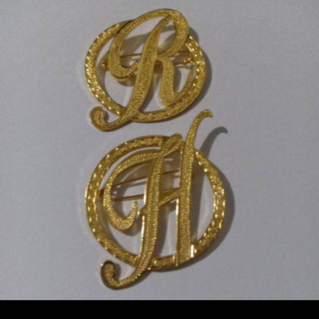 BROS INISIAL /BROS CUSTOM /BROS NAMA /BROS SIMPLE /BROS HURUF /BROS UKIR NAMA LAPIS EMAS