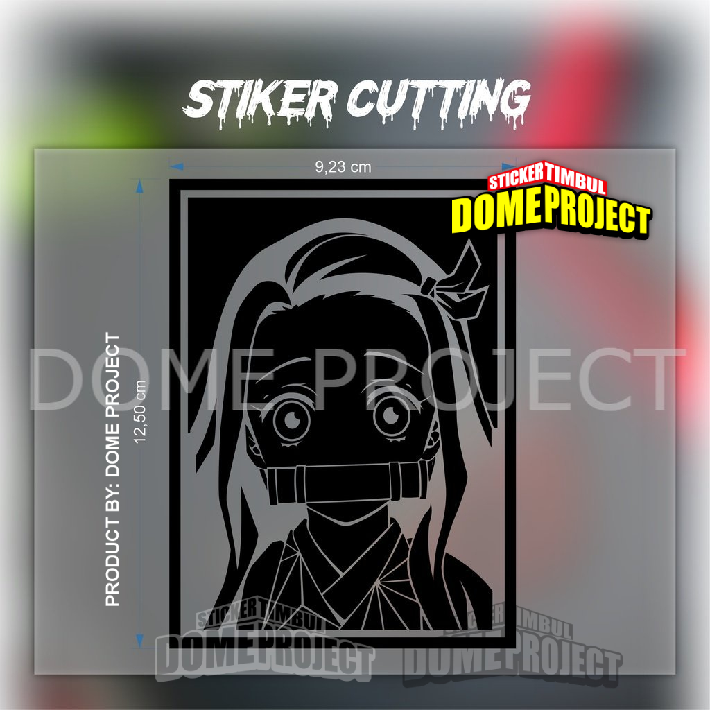 STIKER CUTTING ANIME NEZUKO FACE