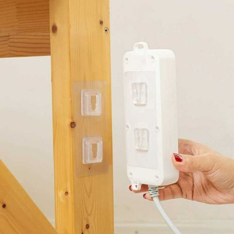 GANTUNGAN HOOK DUA SISI / TEMPELAN GANTUNG ORGANIZER / HOOK DOUBLE SIDE ADHESIVE Mysunstore