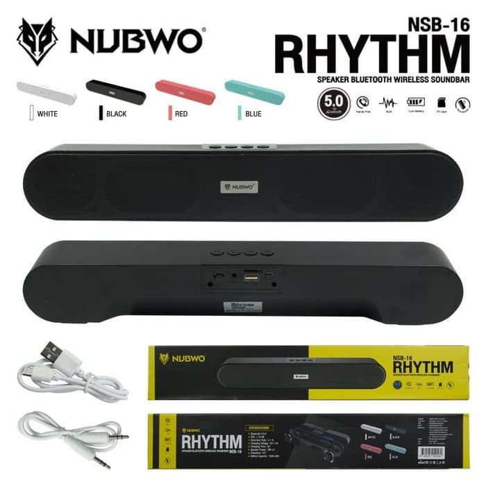 Nubwo Speaker Bluetooth Rhythm (NSB-16)