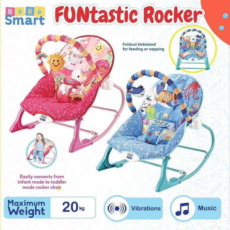 Bouncer Bebe smart Funtastic rocker