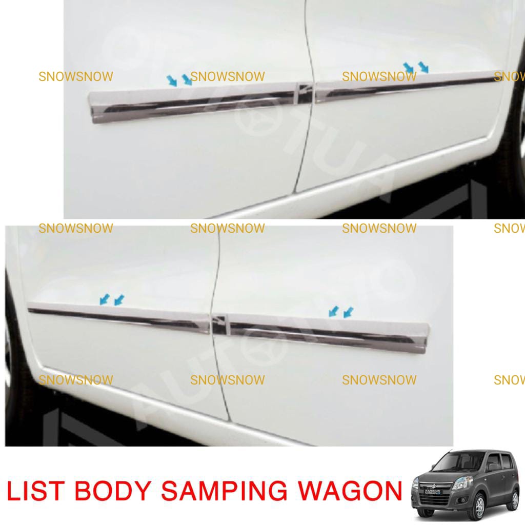 List Body Samping Suzuki Wagon Chrome