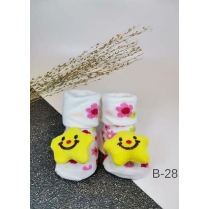 kaus kaki boneka lembut new born