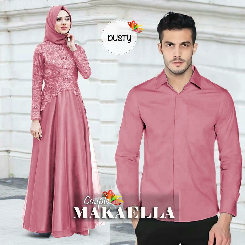 BAJU PASANGAN COUPLE SET COUPLE UNDANGAN CP MAKAELLA CK