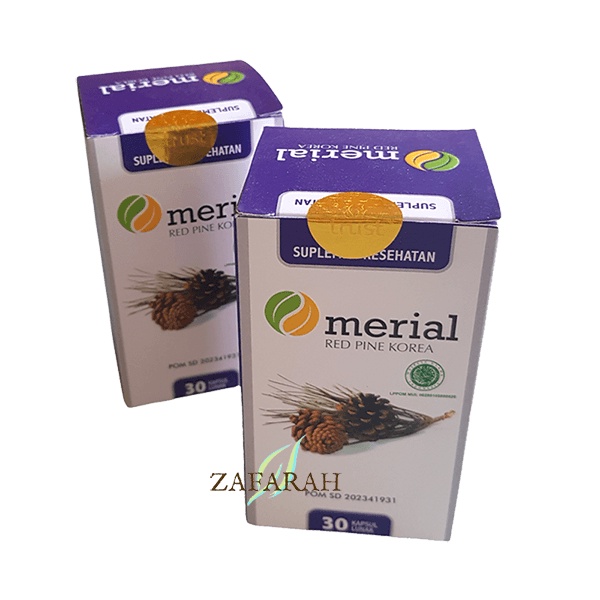 MERIAL Fish Oil Obat Kolesterol Herbal / Merial Red Pine Korea Pinus Merah / Suplemen Makanan Merial Obat Kolestrol Ampuh @30 Kapsul