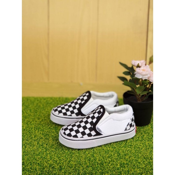 Sepatu Anak Vans Slip On CheckerBoard Size 17 - 35 Premium Quality