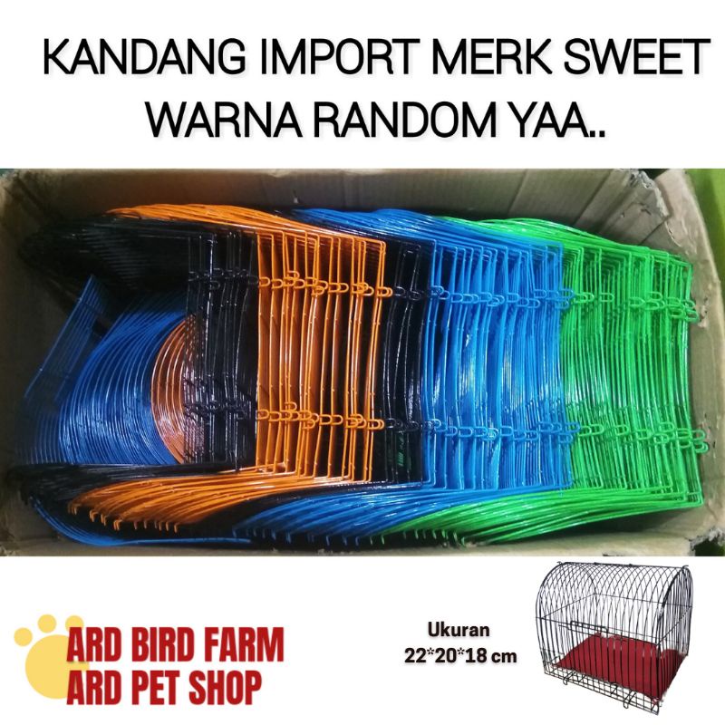 PREMIUM Travel Cage Kandang Untulan dan Tas untulan COD Burung Lovebird Sugar Glider hamster landak-2