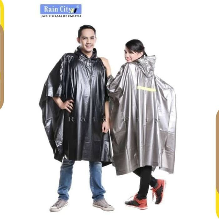 Raincoat Jas Hujan Pria Wanita tebas anti rembes &amp; Elastis terbaik