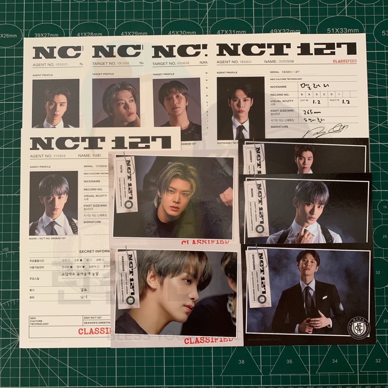 [Clearance Sale - Aiguu] Top Secret Document Only Season Greeting 2021 SG21 NCT 127 Johnny Yuta Mark