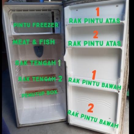 Top Produk.. Rak kulkas SHARP 1 pintu model lemon(loves)